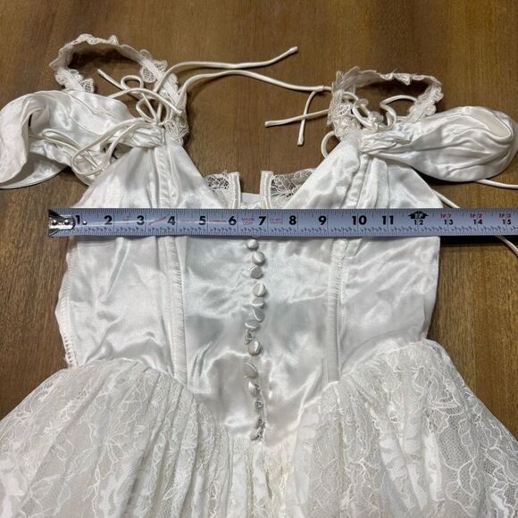 For Love And Lemons White Lace Wedding Dress - Picture 7 of 15